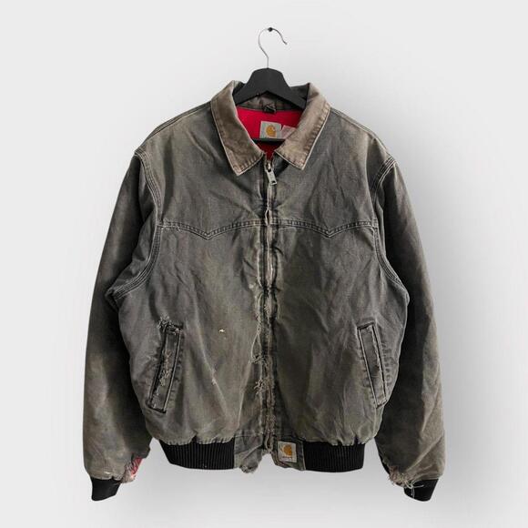 STEAL! 1990s Carhartt Detroit Zip Worker Jacket